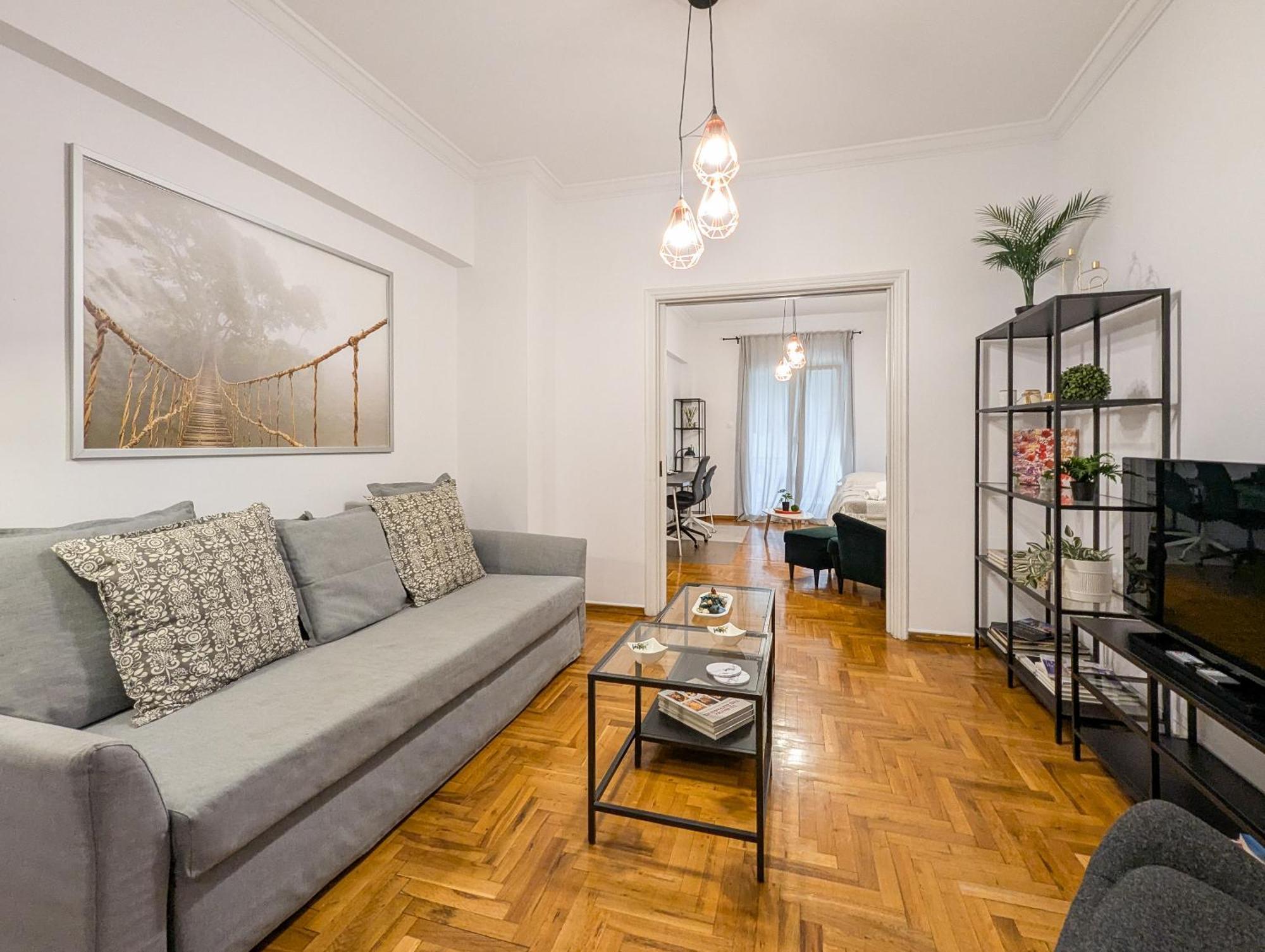 Spacious Apt For 5 Guests Next To Acropolis&Metro Athens Luaran gambar