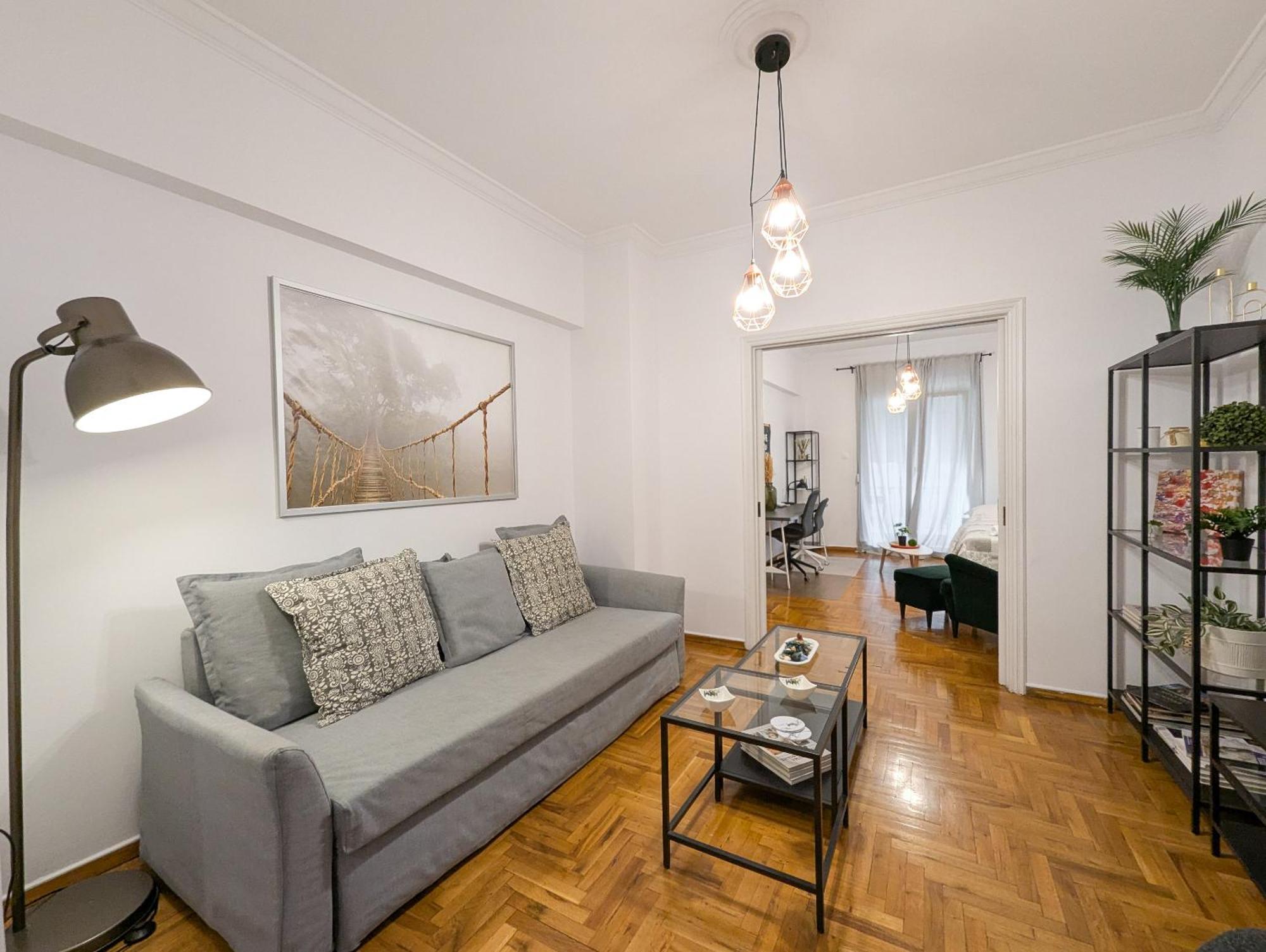 Spacious Apt For 5 Guests Next To Acropolis&Metro Athens Luaran gambar