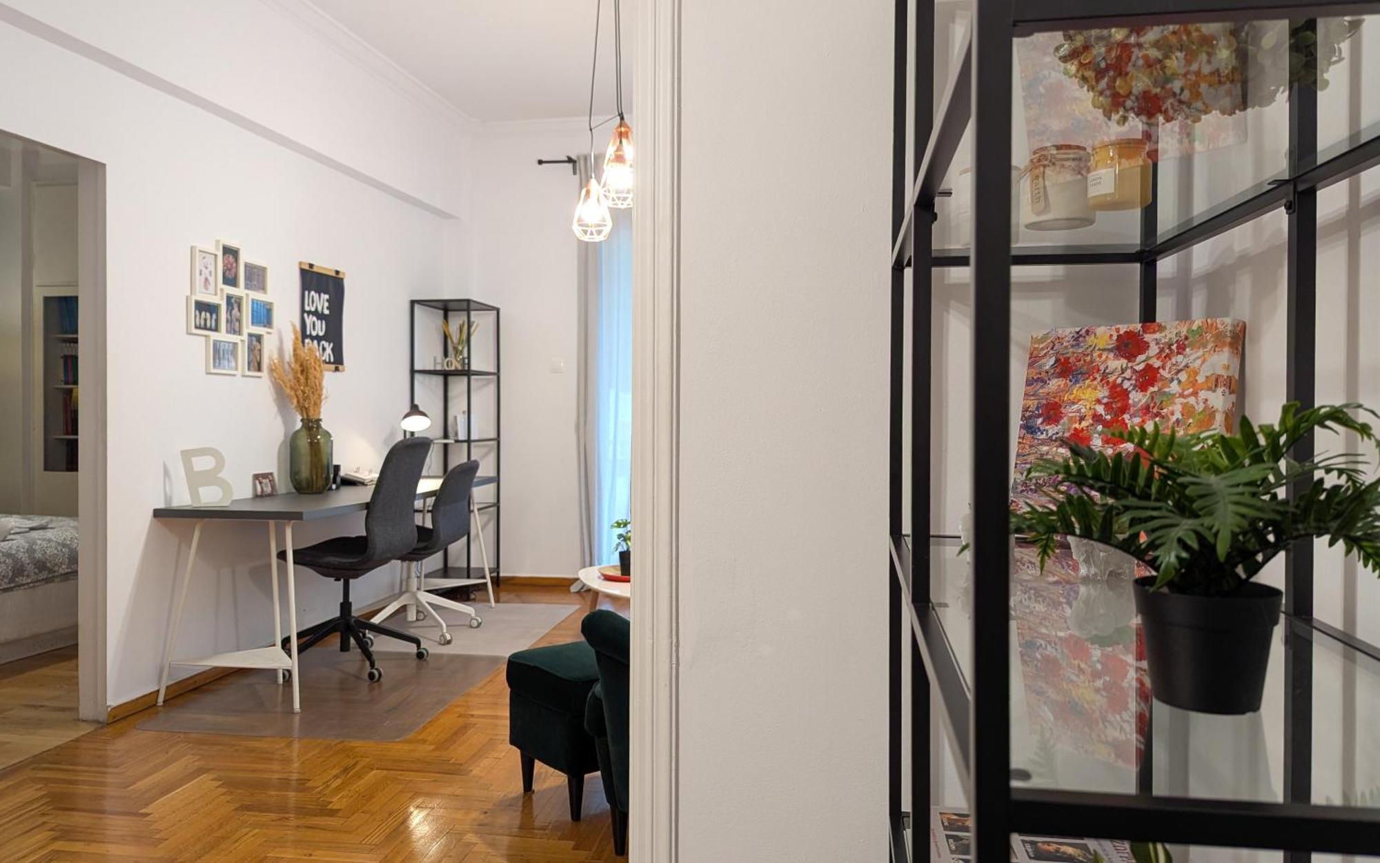 Spacious Apt For 5 Guests Next To Acropolis&Metro Athens Luaran gambar
